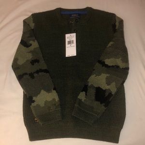 Boys Camo Polo Ralph Lauren Sweater